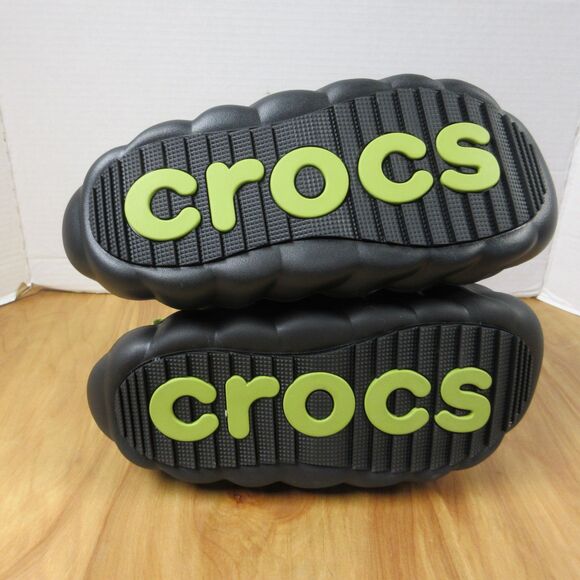 CROCS Overpuff Cordura Shorty Shoes Boots Booties Womens 8 Moss Green Black NWT - Picture 6 of 13